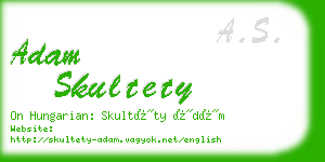 adam skultety business card